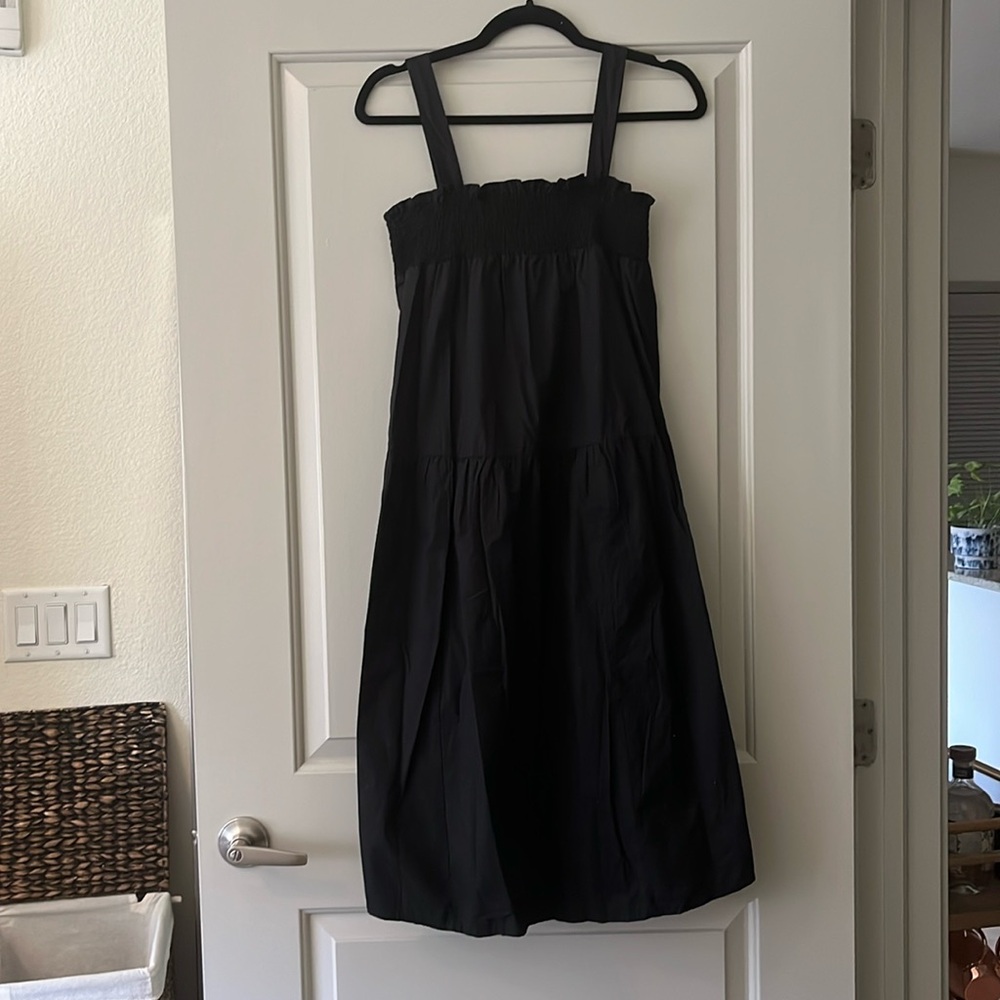 ASOS black boho midi maxi dress